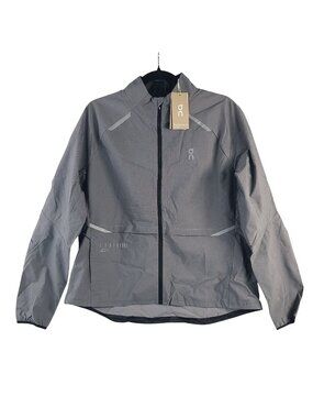 NEW On Running Weather Jacket Lumos Eclipse  Women's Sz L Reflective Swiss Desig